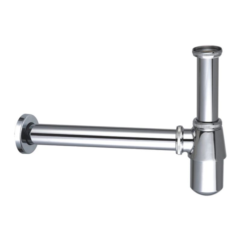 Kingsway Classic Chrome Bottle Trap NotJustTaps.co.uk